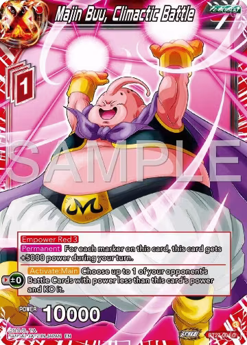 Majin Buu, Climactic Battle (BT27-004), History of Z — DB Super card price