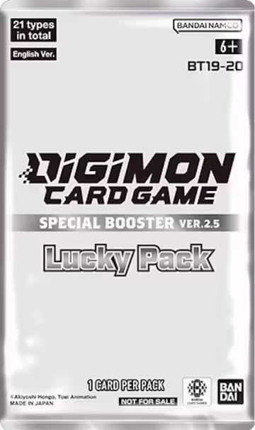 Special Booster ver. 2.5 Lucky Pack, Release Special Booster 2.5 — Digimon sealed product price