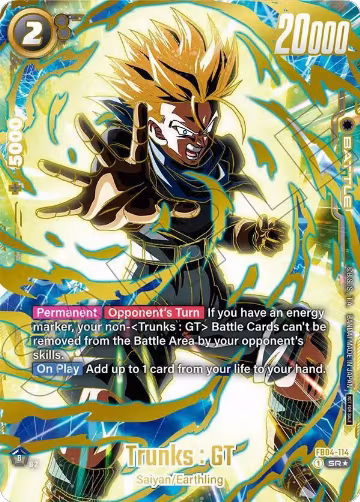 Trunks : GT - FB04-114 (FB04-114), Tournament and Championship Promos — DB Fusion card price