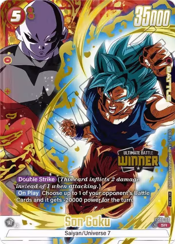 Son Goku - FS01-08 (Ultimate Battle Winner) (FS01-08), Tournament and Championship Promos — DB Fusion card price