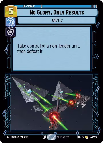 No Glory, Only Results (043/262), Jump to Lightspeed — Star Wars card price