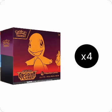 Obsidian Flames Pokemon Center Elite Trainer Box Case (Exclusive), Obsidian Flames — Pokémon sealed product price