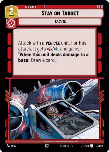 Stay on Target (177/262), Jump to Lightspeed — Star Wars card price