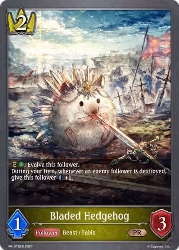Bladed Hedgehog (PR-078EN), Shadowverse: Evolve Promo Cards — Shadowverse card price