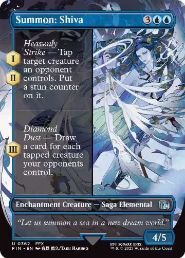 Summon: Shiva (Borderless) (362), FINAL FANTASY — Magic card price