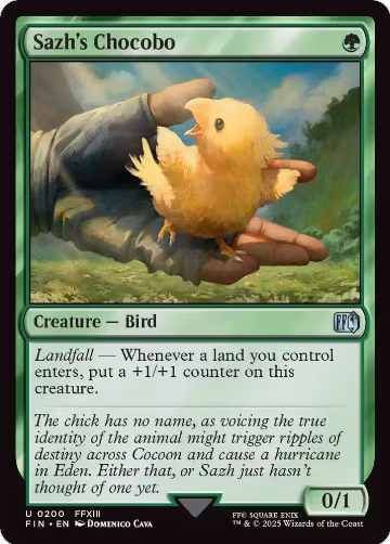 Sazh's Chocobo (200), FINAL FANTASY — Magic card price