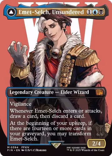Emet-Selch, Unsundered (Borderless) (394), FINAL FANTASY — Magic card price