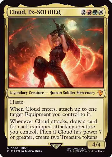 Cloud, Ex-SOLDIER (2), Commander: FINAL FANTASY — Magic card price