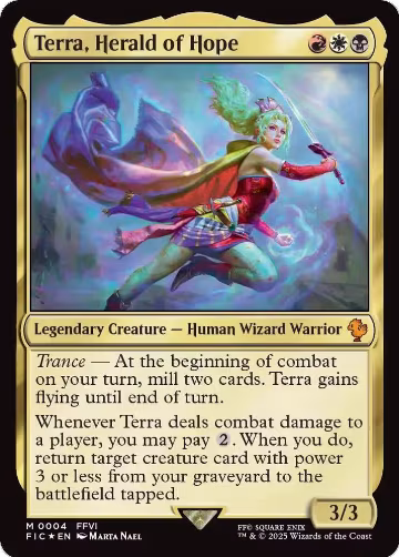 Terra, Herald of Hope (4), Commander: FINAL FANTASY — Magic card price