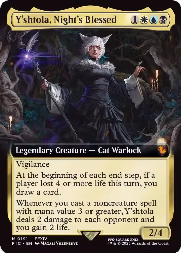 Y'shtola, Night's Blessed (Extended Art) (191), Commander: FINAL FANTASY — Magic card price