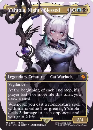 Y'shtola, Night's Blessed (Borderless) (207), Commander: FINAL FANTASY — Magic card price