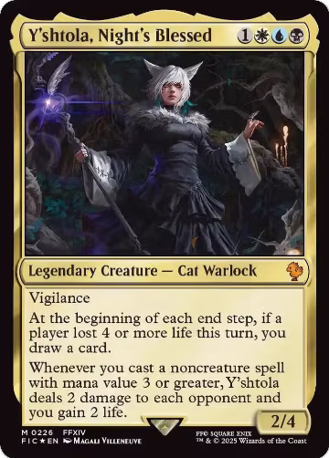 Y'shtola, Night's Blessed (Surge Foil) (226), Commander: FINAL FANTASY — Magic card price