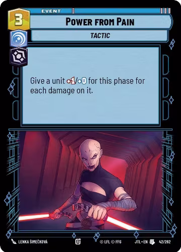 Power from Pain (042/262), Jump to Lightspeed — Star Wars card price