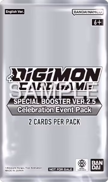 Release Special Booster Ver.2.5 Celebration Event Pack, Release Special Booster 2.5 Celebration Event Cards — Digimon sealed product price