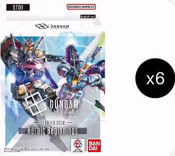 Starter Deck 01: Heroic Beginnings Display, Starter Deck 01: Heroic Beginnings — Gundam sealed product price
