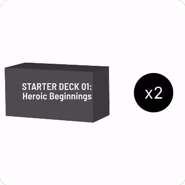 Starter Deck 01: Heroic Beginnings Display Case, Starter Deck 01: Heroic Beginnings — Gundam sealed product price