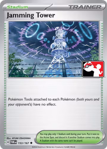 Jamming Tower - 153/167 (153/167), Prize Pack Series Cards — Pokémon card price