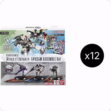 Starter Deck 02: Wings of Advance - Gundam Assemble Starter Set Display Case, Starter Deck 02: Wings of Advance — Gundam sealed product price