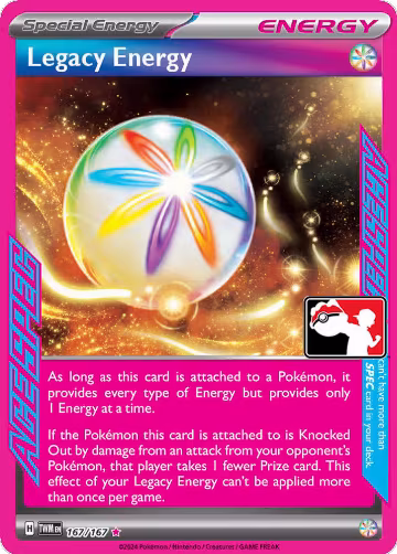 Legacy Energy - 167/167 (167/167), Prize Pack Series Cards — Pokémon card price