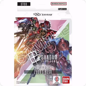 Starter Deck 03: Zeon's Rush, Starter Deck 03: Zeon's Rush — Gundam sealed product price