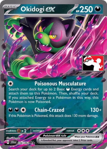 Okidogi ex - 036/064 (036/064), Prize Pack Series Cards — Pokémon card price