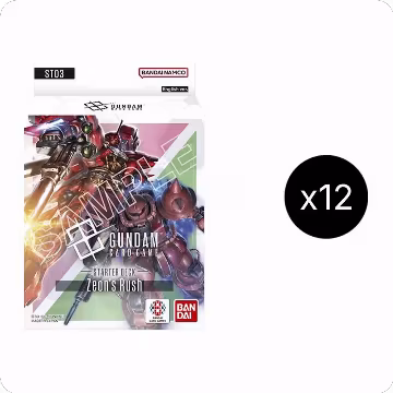 Starter Deck 03: Zeon's Rush Display Case, Starter Deck 03: Zeon's Rush — Gundam sealed product price