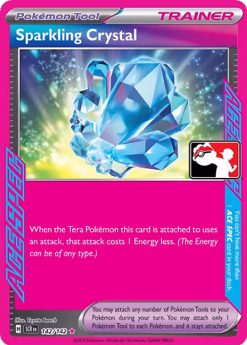 Sparkling Crystal - 142/142 (142/142), Prize Pack Series Cards — Pokémon card price