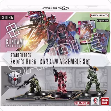 Starter Deck 03: Zeon's Rush - Gundam Assemble Starter Set, Starter Deck 03: Zeon's Rush — Gundam card price