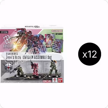 Starter Deck 03: Zeon's Rush - Gundam Assemble Starter Set Display Case, Starter Deck 03: Zeon's Rush — Gundam sealed product price