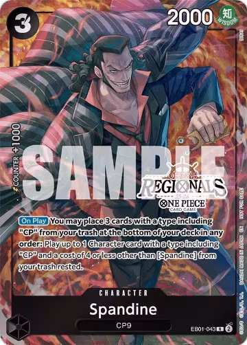 Spandine (Offline Regional Participation Pack 2025 Vol.1) (EB01-043), One Piece Promotion Cards — One Piece card price