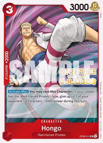 Hongo (Judge Pack Vol. 5) (OP09-011), One Piece Promotion Cards — One Piece card price