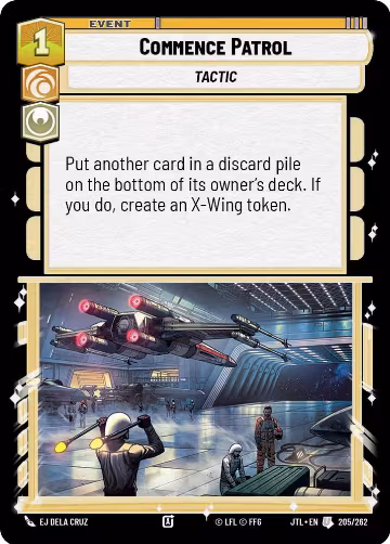 Commence Patrol (205/262), Jump to Lightspeed — Star Wars card price