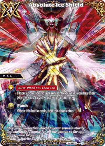Absolute Ice Shield (BSS01-127), Battle Spirits Saga Promo Cards — Battle Spirits card price