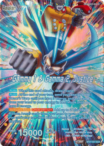 Gamma 2 // Gamma 1 & Gamma 2, Justice (SLR) (BT27-027), History of Z — DB Super card price