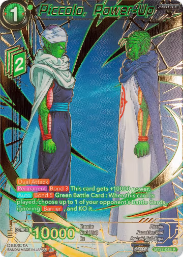 Piccolo, Power-Up (Gold-Stamped) (BT27-048), History of Z — DB Super card price