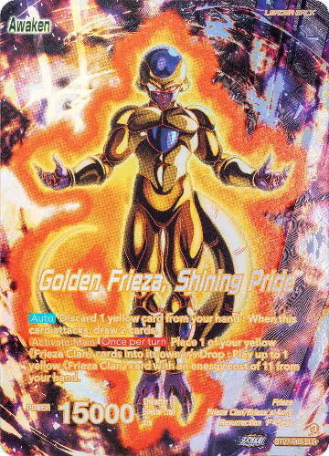 Frieza // Golden Frieza, Shining Pride (SLR) (BT27-065), History of Z — DB Super card price