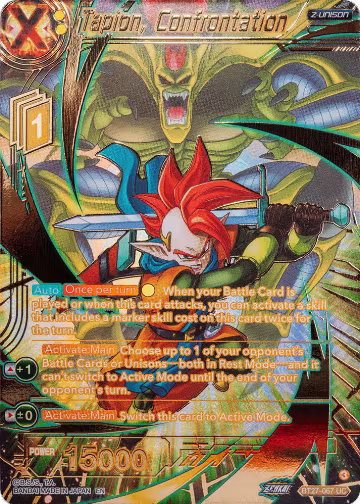 Tapion, Confrontation (Gold-Stamped) (BT27-067), History of Z — DB Super card price