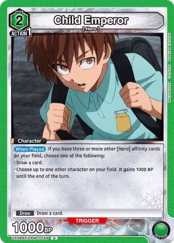 Child Emperor (UE06BT/OPM-1-055), One Punch Man — Union Arena card price
