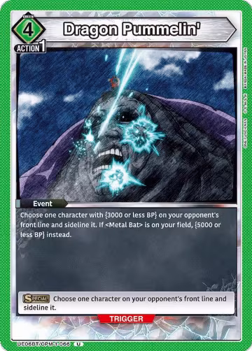 Dragon Pummelin' (UE06BT/OPM-1-066), One Punch Man — Union Arena card price