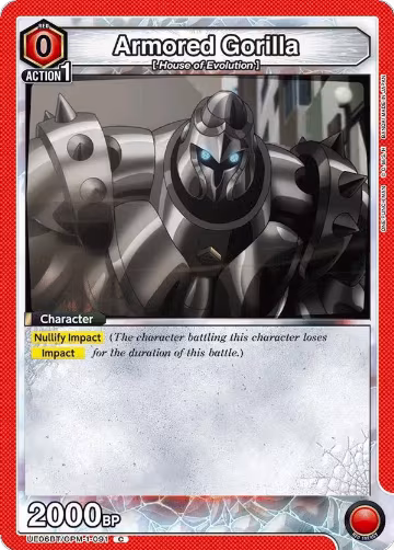 Armored Gorilla (UE06BT/OPM-1-091), One Punch Man — Union Arena card price