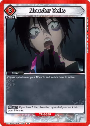 Monster Cells (UE06BT/OPM-1-097), One Punch Man — Union Arena card price