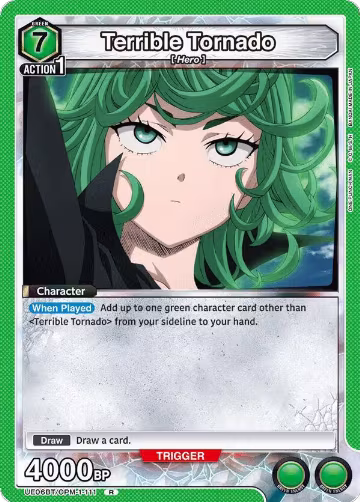 Terrible Tornado (111) (UE06BT/OPM-1-111), One Punch Man — Union Arena card price