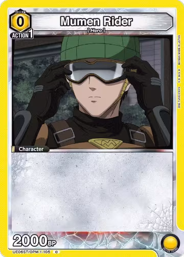 Mumen Rider (UE06ST/OPM-1-105), One Punch Man Starter Deck — Union Arena card price