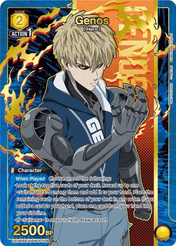Genos (006) (R*) (UE06BT/OPM-1-006), One Punch Man — Union Arena card price