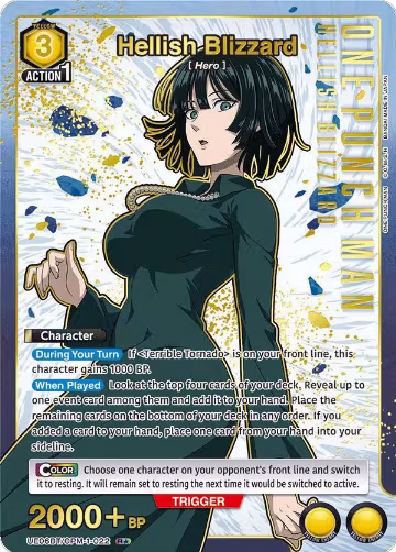 Hellish Blizzard (022) (R*) (UE06BT/OPM-1-022), One Punch Man — Union Arena card price