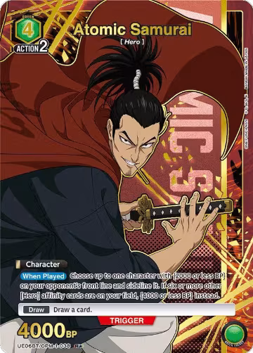 Atomic Samurai (R*) (UE06BT/OPM-1-038), One Punch Man — Union Arena card price