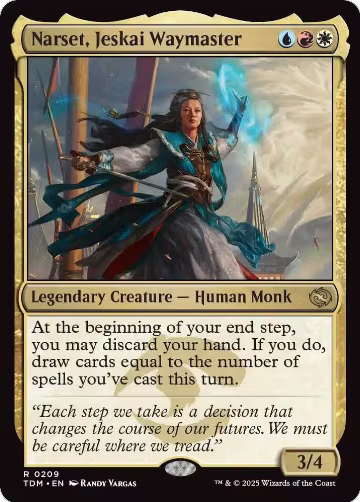 Narset, Jeskai Waymaster (209), Tarkir: Dragonstorm — Magic card price