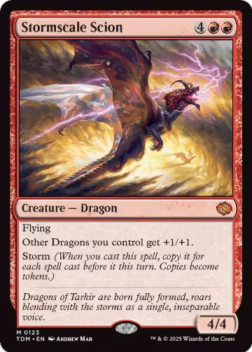 Stormscale Scion (123), Tarkir: Dragonstorm — Magic card price