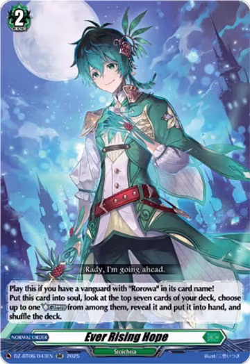 Ever Rising Hope (DZ-BT06/043EN), DZ-BT06: Generation Dragenesis — Vanguard card price
