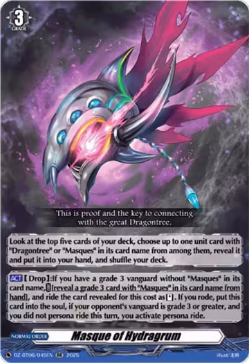 Masque of Hydragrum (DZ-BT06/045EN), DZ-BT06: Generation Dragenesis — Vanguard card price